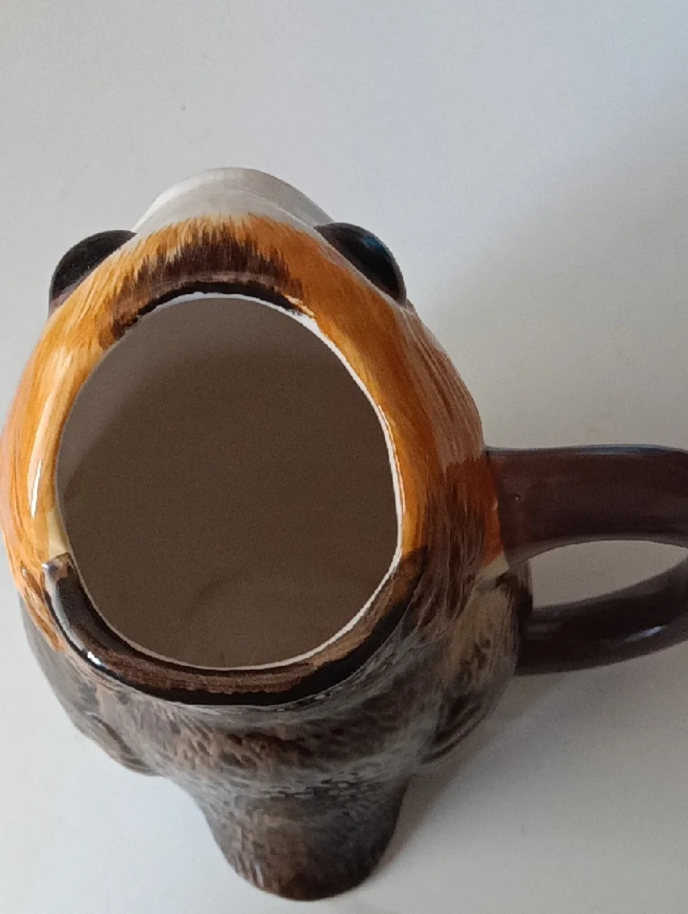 Ceramic Porg Mug in White, Brown & Tan - Cute Small Pets Style
